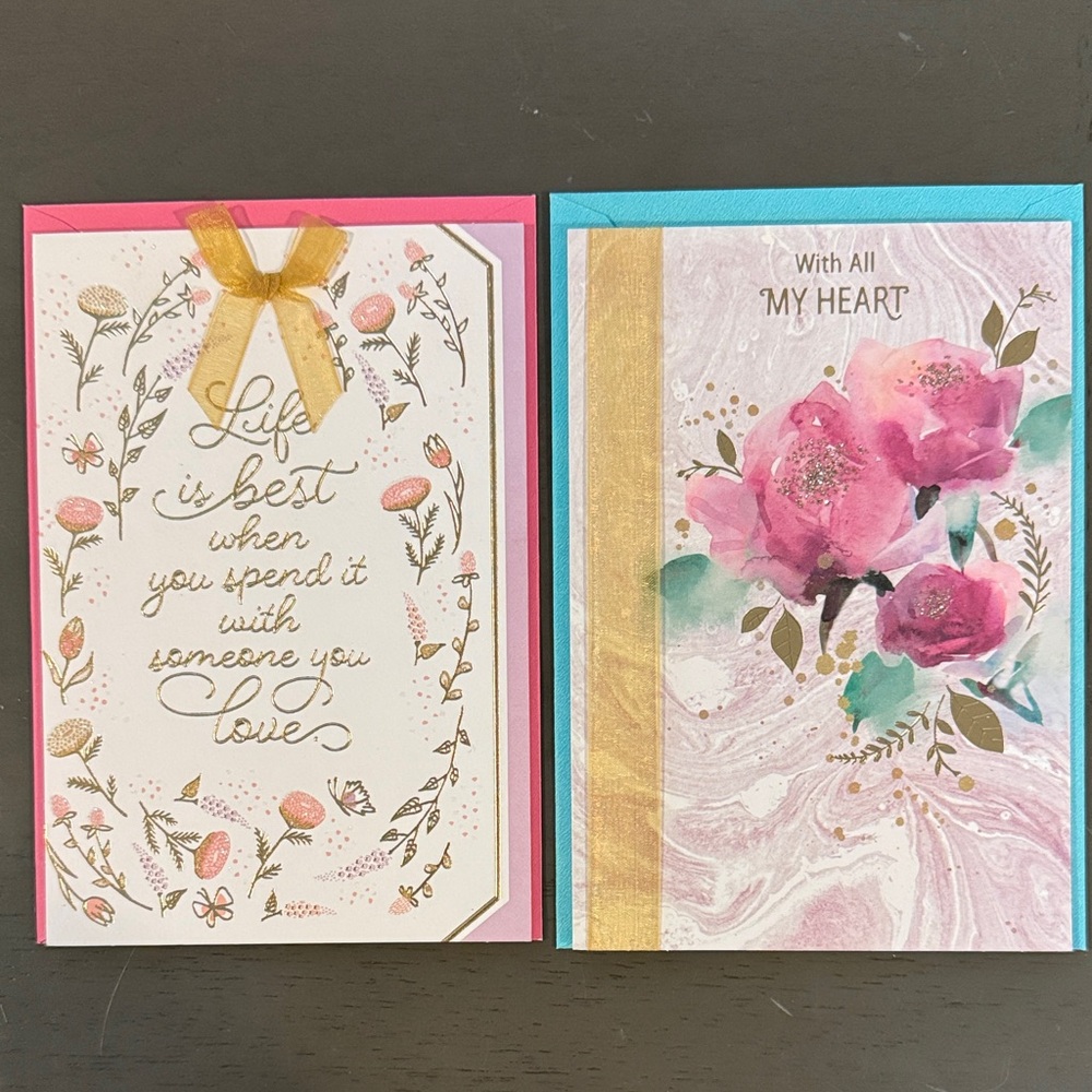 🌻 Hallmark 2 Sweet Birthday Cards for Your Love